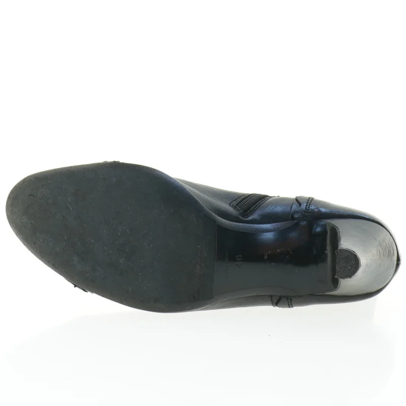 Sorte læderstøvler fra Isabell (str. 40)