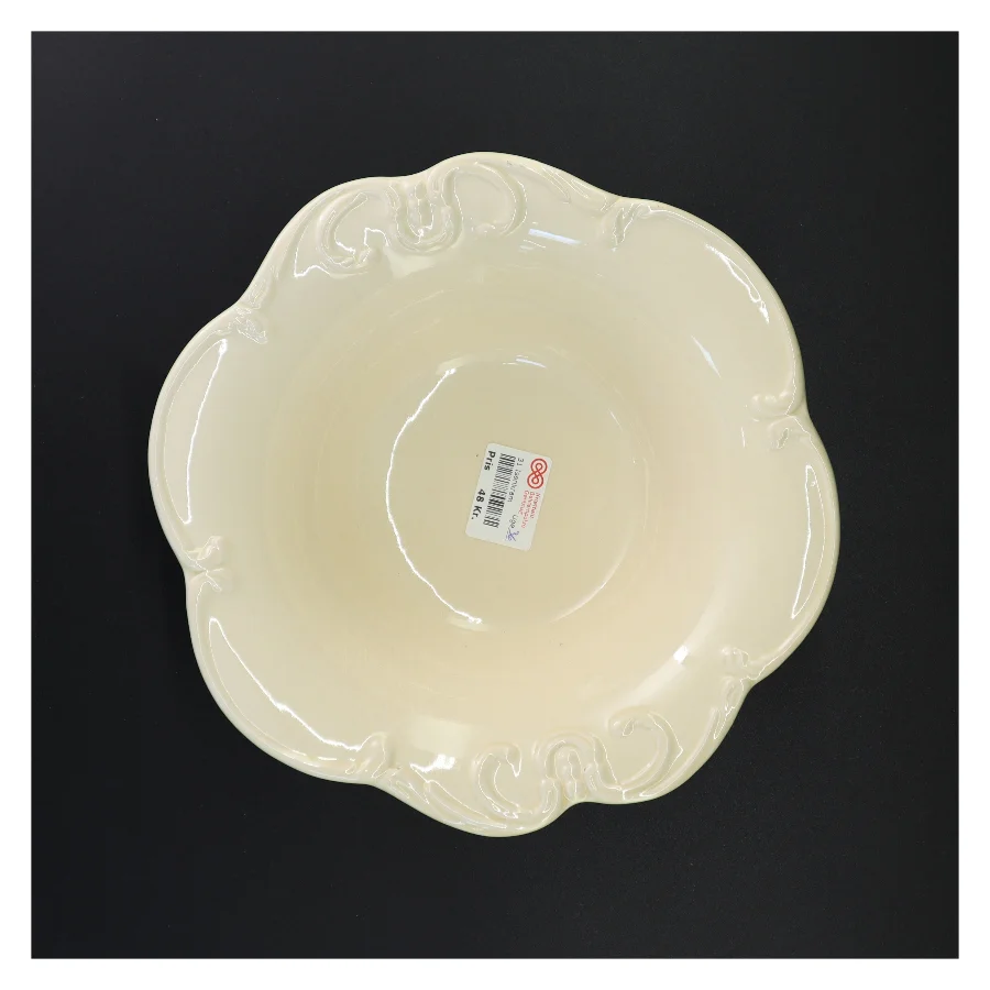 Keramik skål (str. 26 x 26 cm)