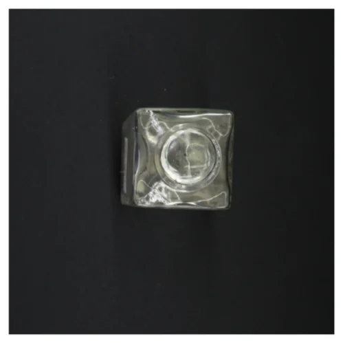 Glas flaske med prop (str. 19 x 6 cm)