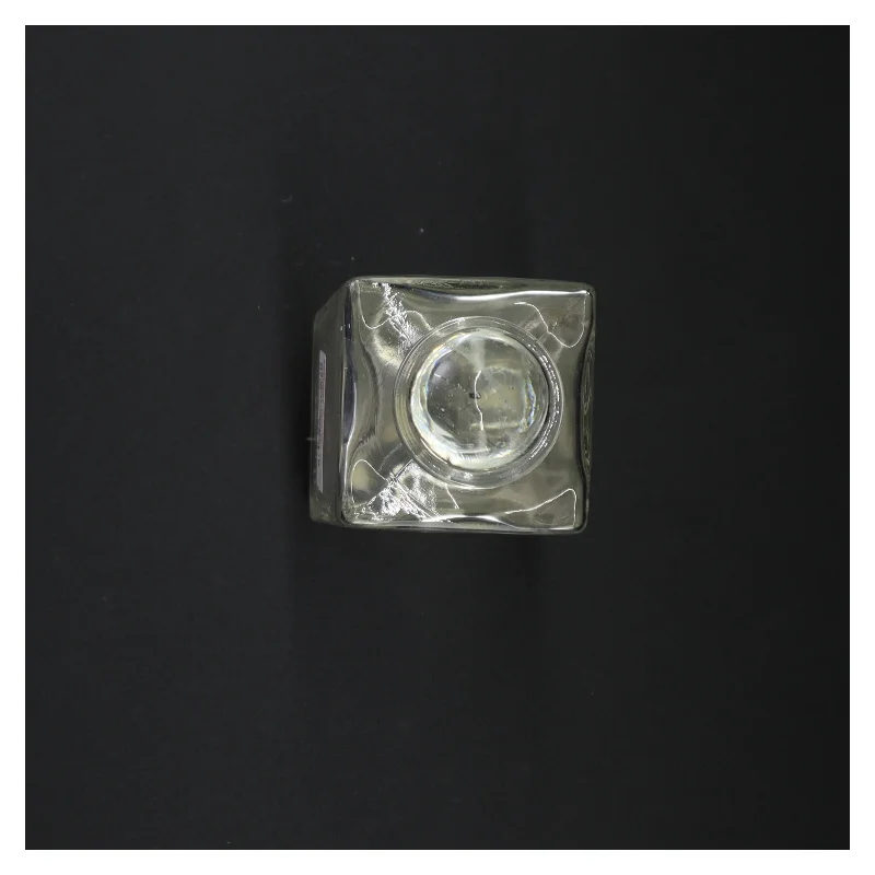 Glas flaske med prop (str. 19 x 6 cm)