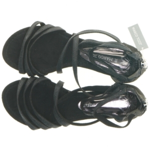 Sorte sandaler fra Marco Tozzi (str. 38)