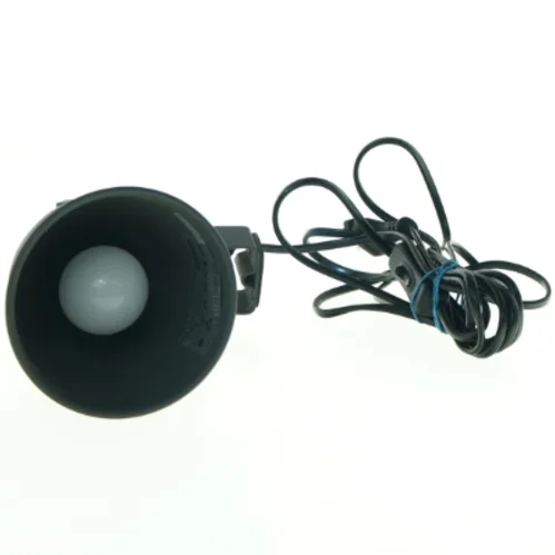 Sort lampe til opsætning eller klip on fra Ikea (str. 16 x 11 cm)