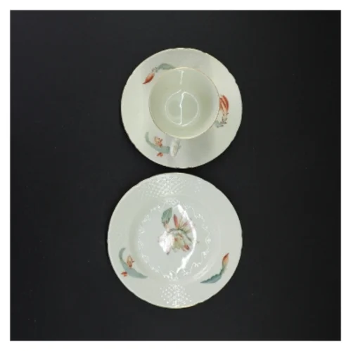 Porcelæn tesæt fra Bing Og Grøndal (str. 15 x 9 cm)