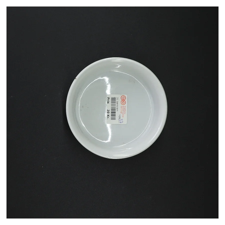 Hvid porcelænsskål (str. 13 x 5 cm)