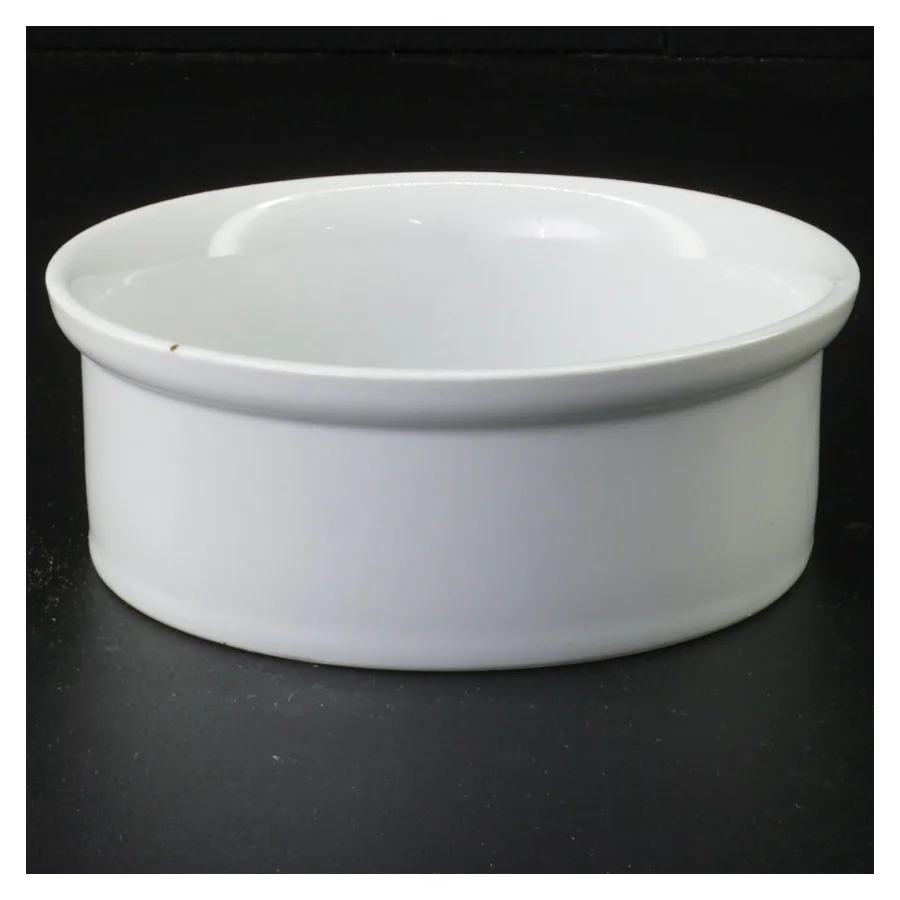 Hvid porcelænsskål (str. 13 x 5 cm)