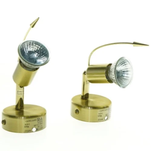 Messing væglamper (str. 19 x 7 cm)