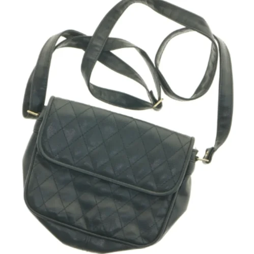 Sort quiltet skuldertaske (str. 21 x 16 cm)