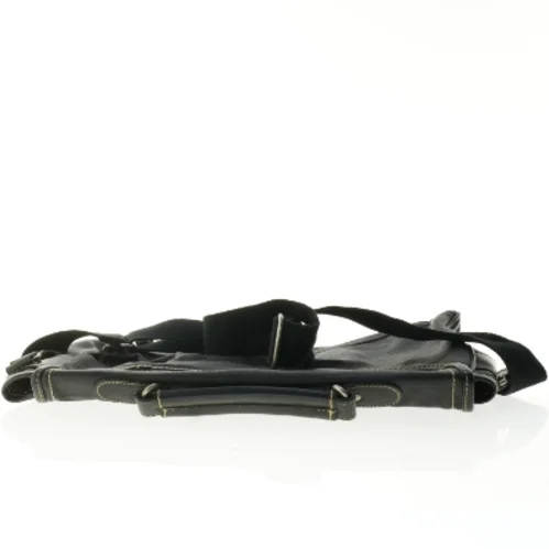 Sort skuldertaske (str. 40 x 34 cm)