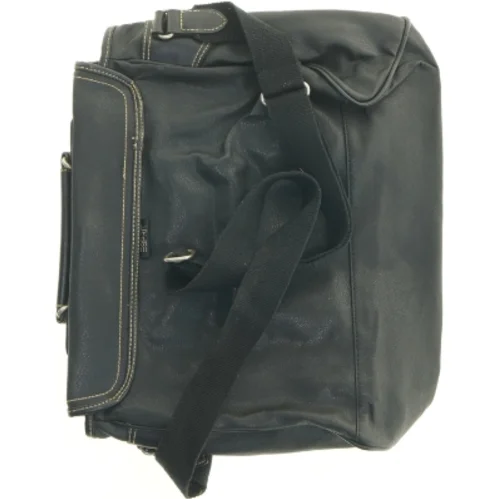 Sort skuldertaske (str. 40 x 34 cm)