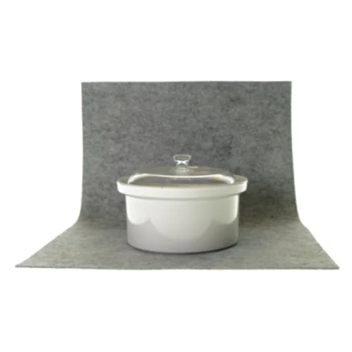 Rund porcelæns skål med låg