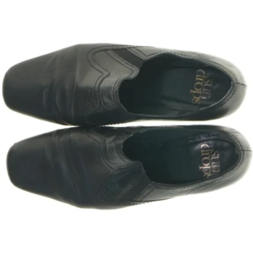 Sorte lædersko til kvinder (str. 38)