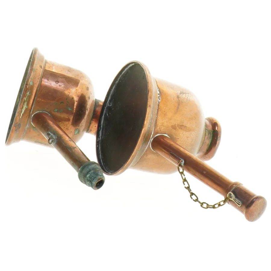 Kobber beholdere (str. 15 x 8 cm)