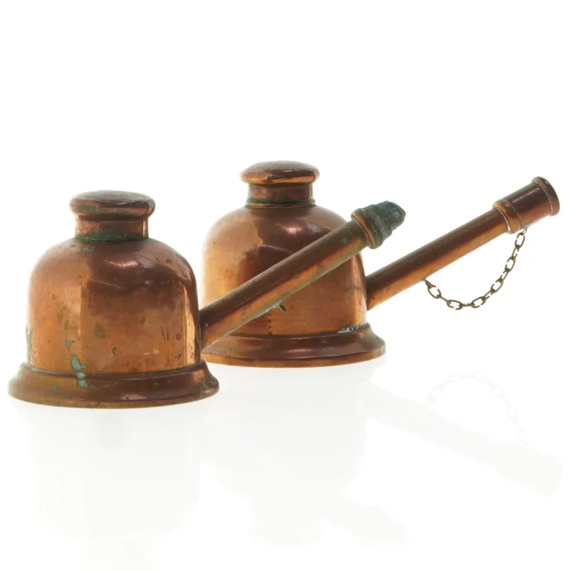 Kobber beholdere (str. 15 x 8 cm)