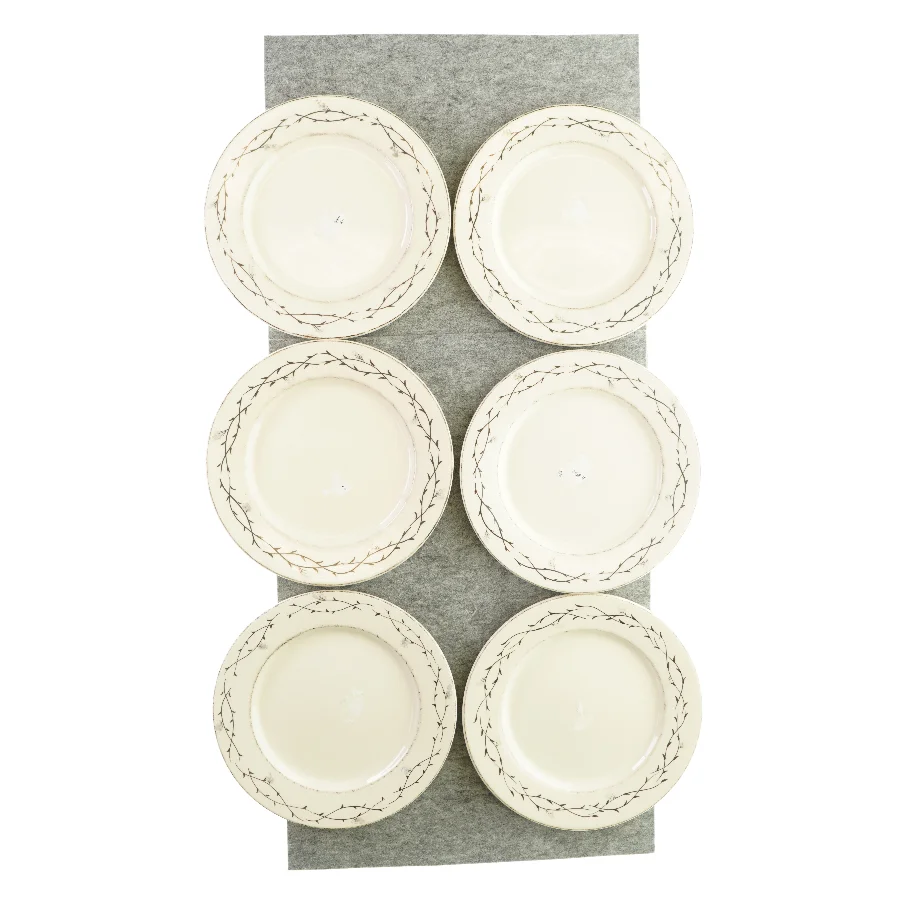 Tallerkener med mønster (10 stk)