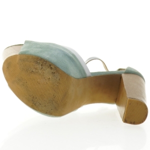 Grønne og hvide plateau-hælsko fra Asos (str. 8)