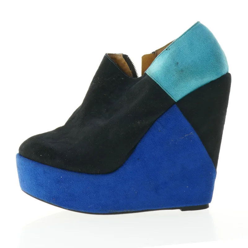 Farverige kilehælsko fra Sugarfree Shoes (str. 41)