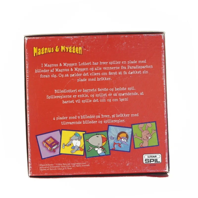 Magnus og myggen billedlotteri (str. 22 x 22 cm)