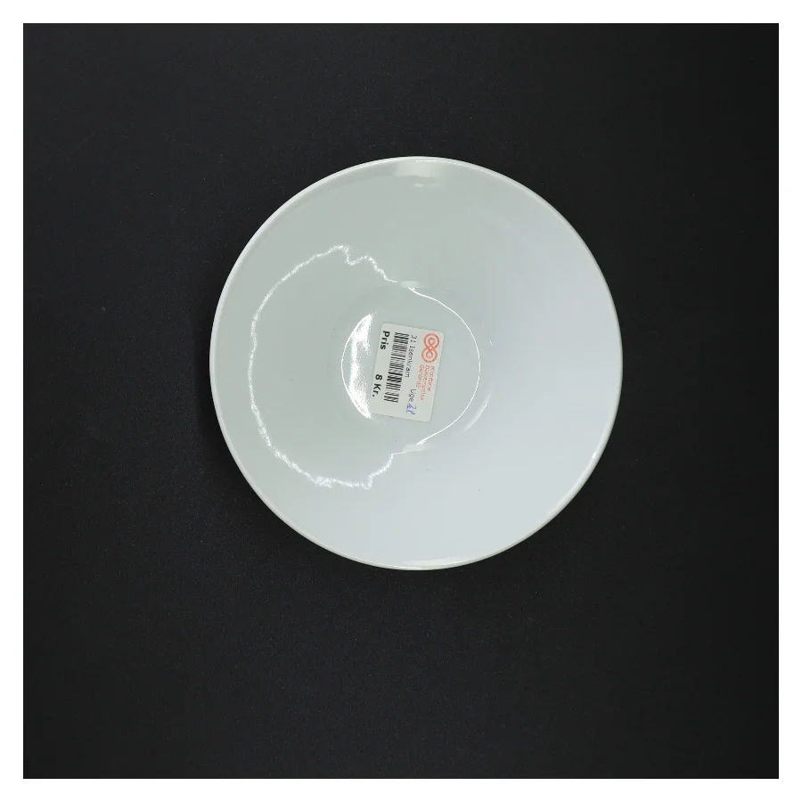Hvid porcelænsskål fra IKEA (str. 16 x 16 cm)