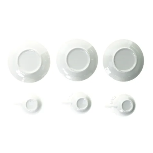 Kaffekopper med underkopper (str. Underkop 15 cm kop 7 x 8 cm)