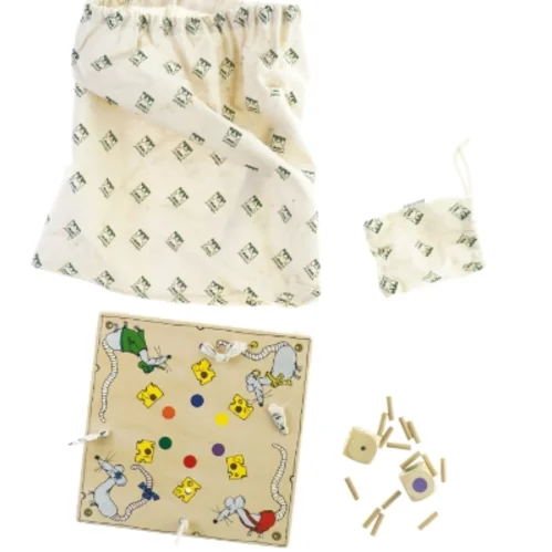 Musse hullet spil fra Janbibejan (str. 28 x 30 cm)