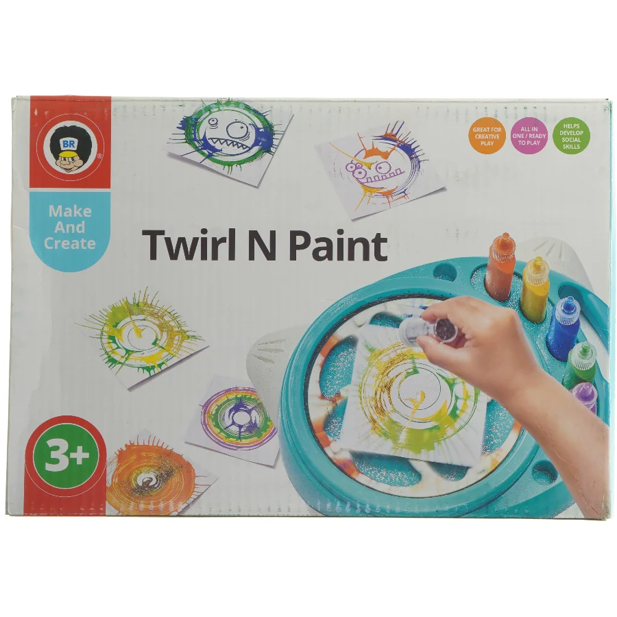 Twirl N Paint sæt fra Br (str. 30x24 cm)