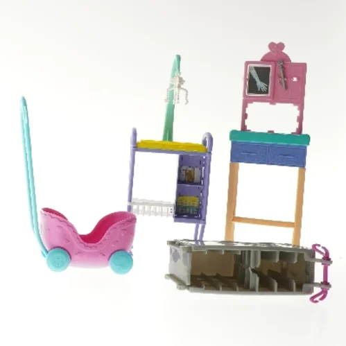 Legetøjssæt med dukketilbehør fra Barbie (str. 29x9 cm)