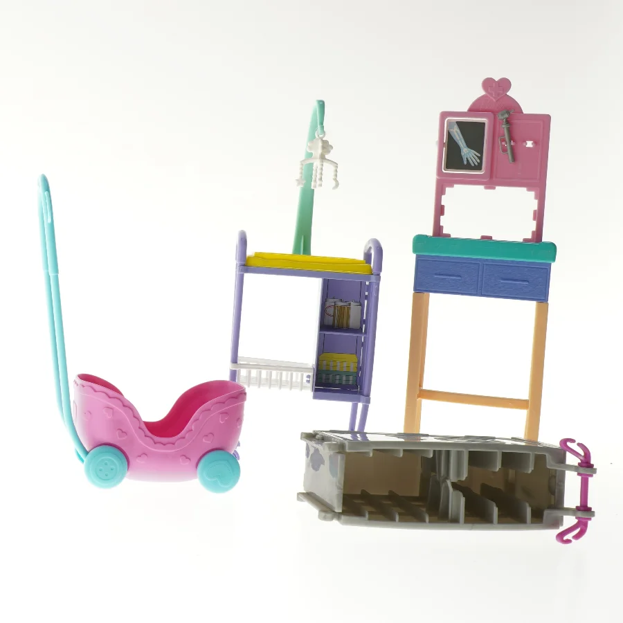 Legetøjssæt med dukketilbehør fra Barbie (str. 29x9 cm)