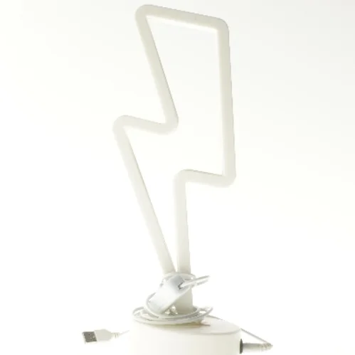 Lynformet bordlampe fra Legami (str. 32 cm)