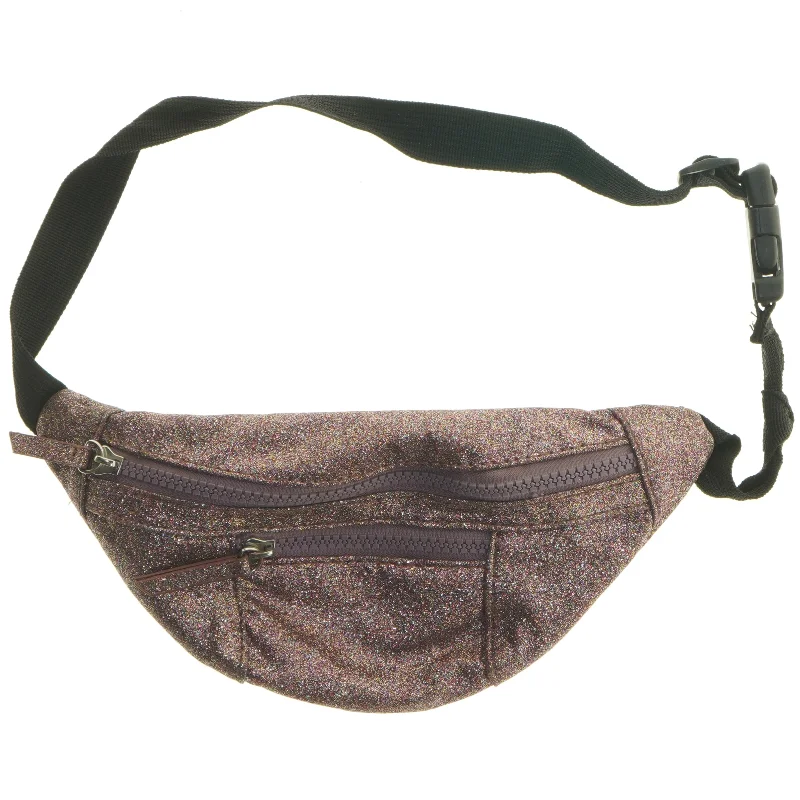 Glitrende bæltetaske (str. 27x13 cm)