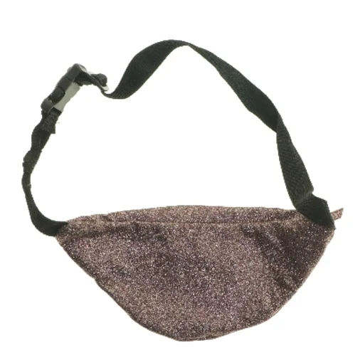 Glitrende bæltetaske (str. 27x13 cm)
