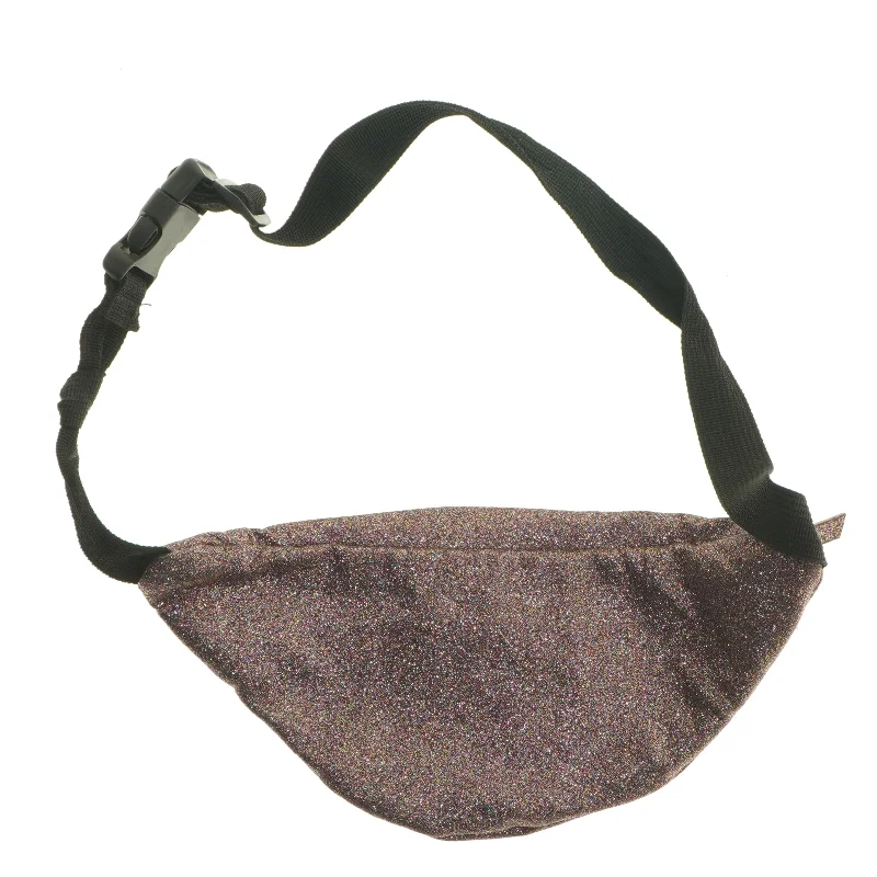 Glitrende bæltetaske (str. 27x13 cm)