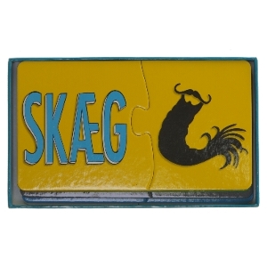 Mini stavespil med Hr. Skæg fra Krea (str. 20x12 cm)