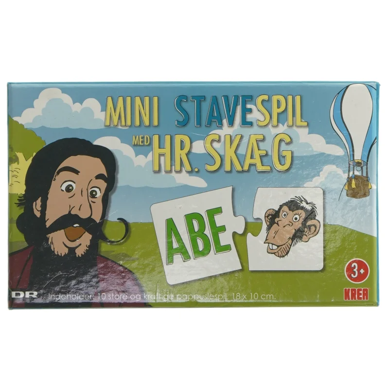 Mini stavespil med Hr. Skæg fra Krea (str. 20x12 cm)