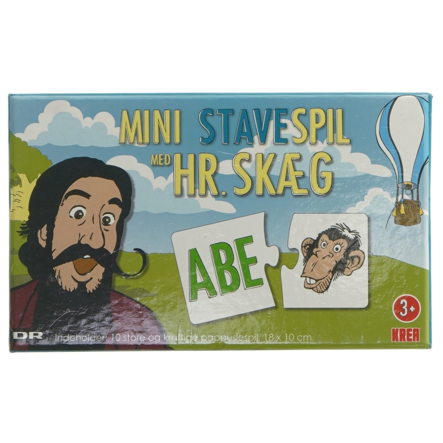 Mini stavespil med Hr. Skæg fra Krea (str. 20x12 cm)