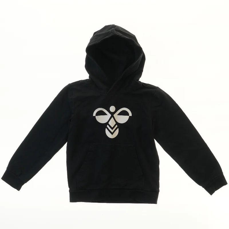 Hættetrøje med print fra Hummel (str. 116)