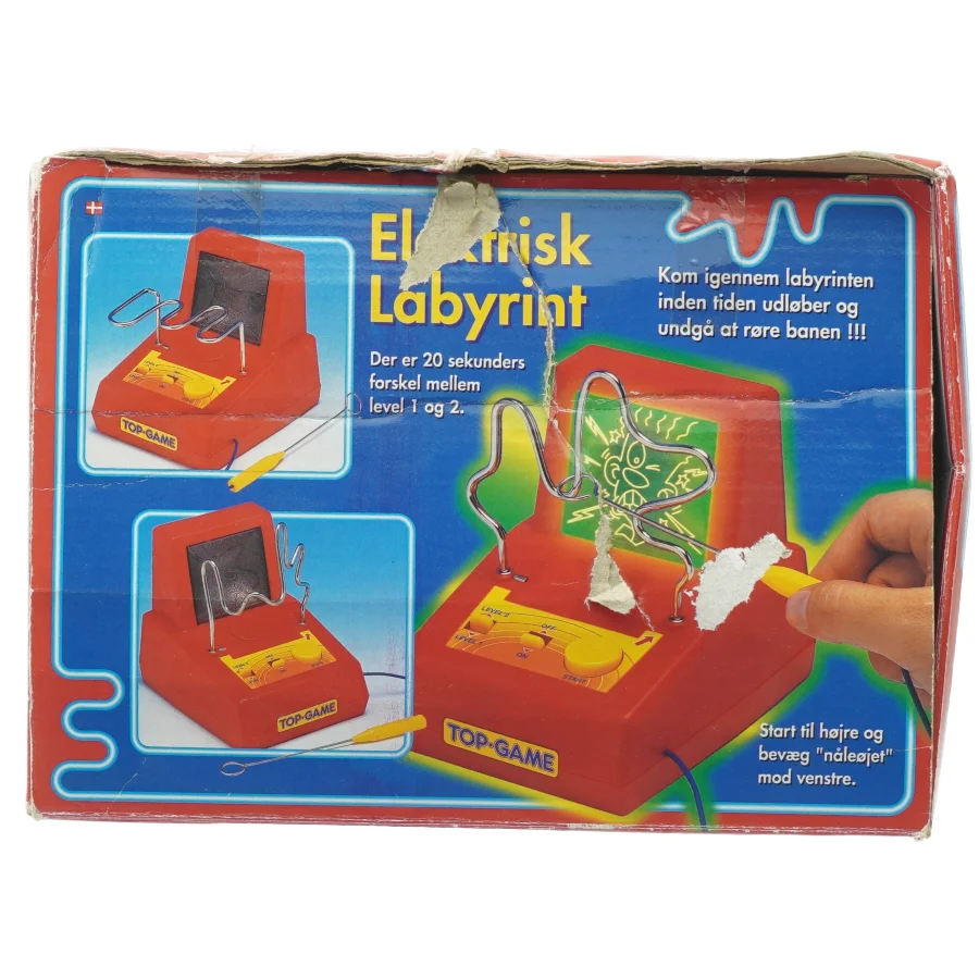 Elektrisk Labyrint Spil fra Top Game (str. 22 x 16 x 18 cm. 22 x 16 x 18)