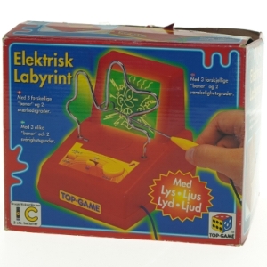 Elektrisk Labyrint Spil fra Top Game (str. 22 x 16 x 18 cm. 22 x 16 x 18)