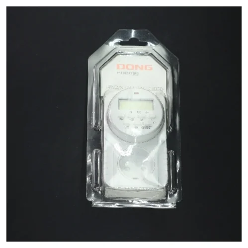 Digital timer stikkontakt fra DONG Energy (str. 12x7,5 cm)