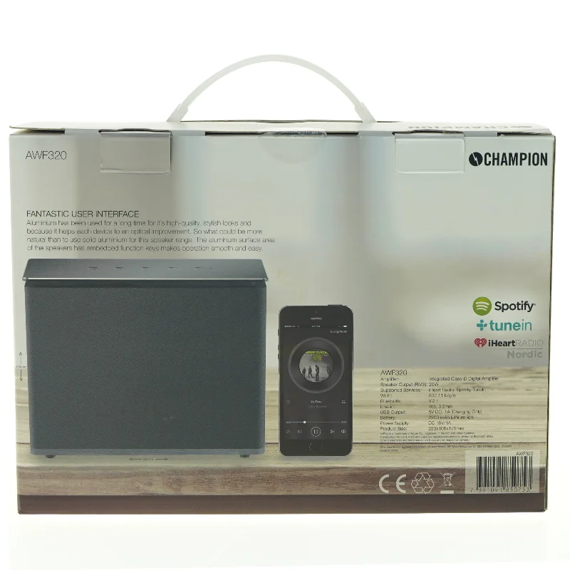 Multiroom Højttaler fra Champion i mint kondition ( som ny)