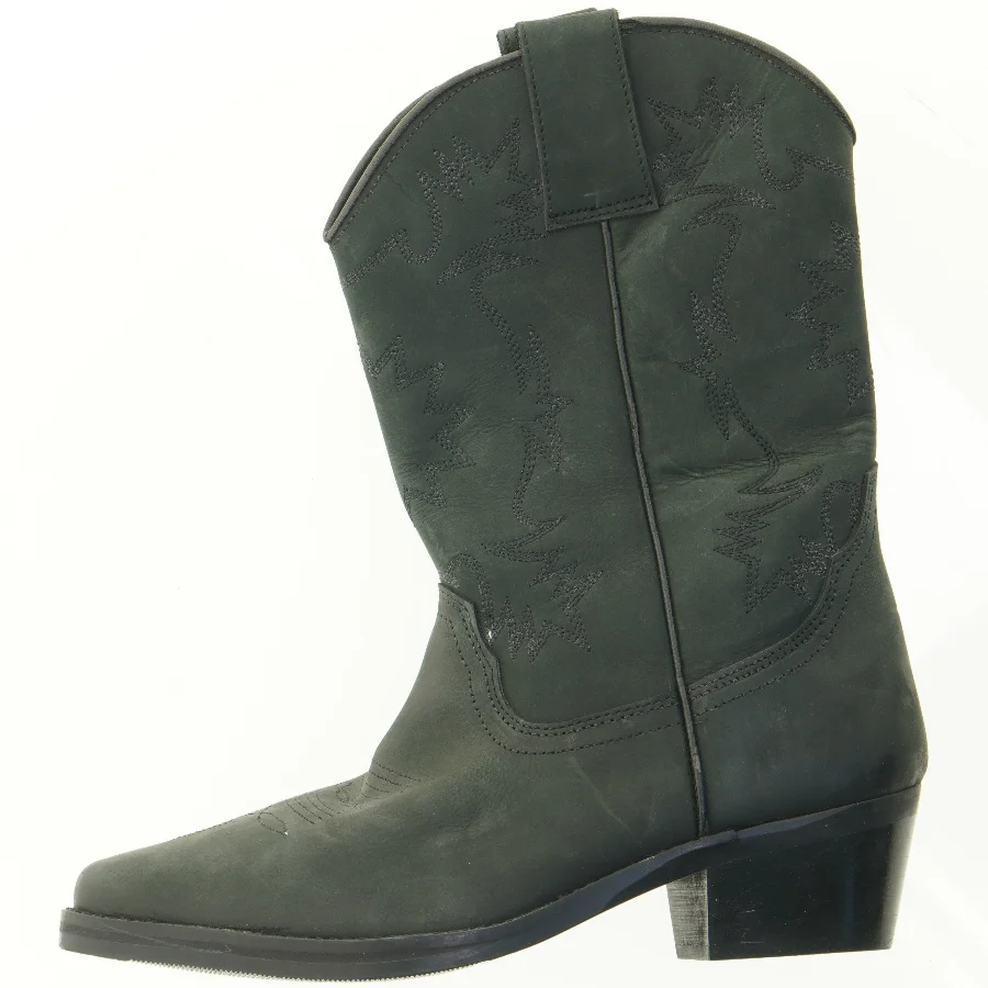 Grønne cowboystøvler  (str. 41)