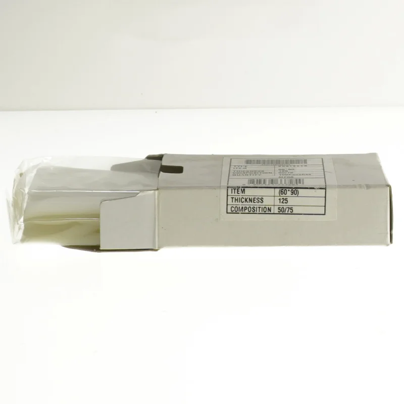 Laminatposer 100 stk (str. 10x7 cm)  til visir kort mv.