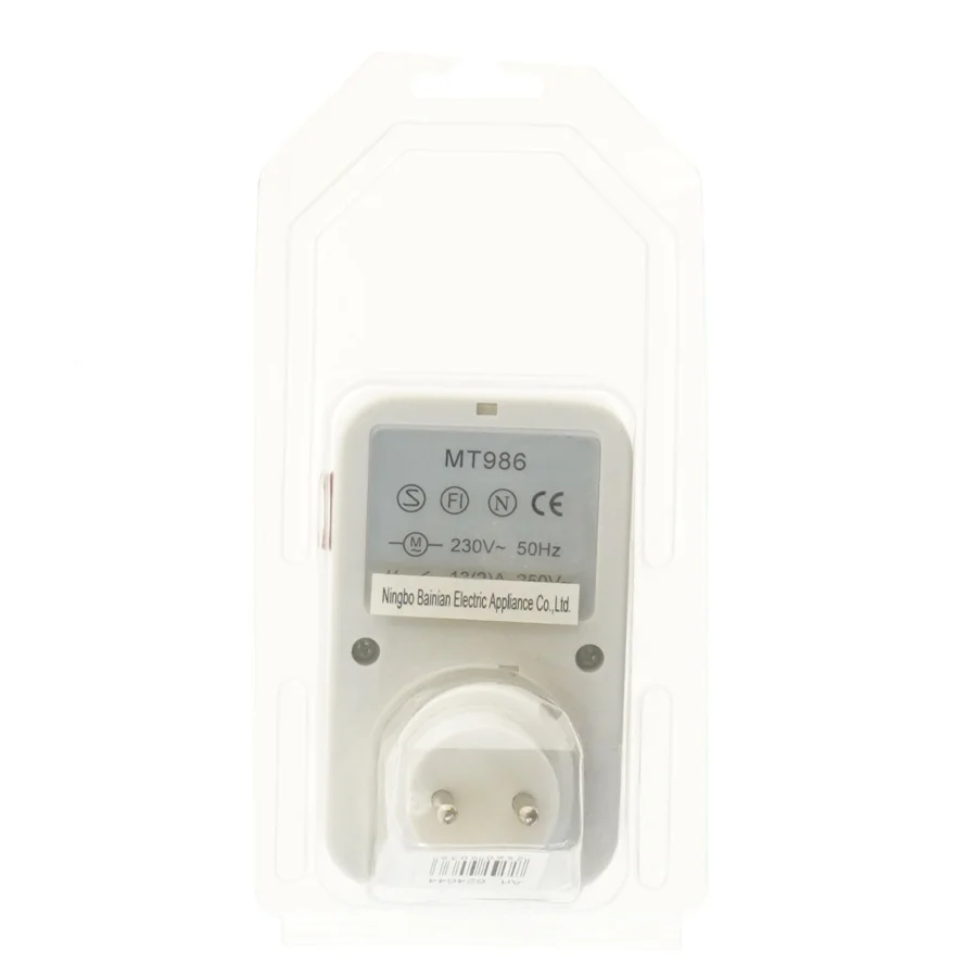 Mekanisk timer til stikkontakt (str. 12 cm)