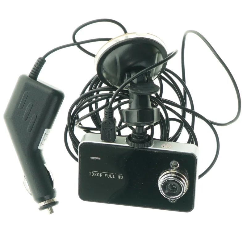 Bil dashcam med tilbehør (str. 9 x 5 cm), som nyt