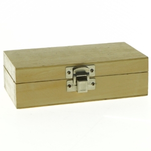 Træ routerbit-sæt i kasse (str. 16,5 x 10 x 5 cm) til overfræser