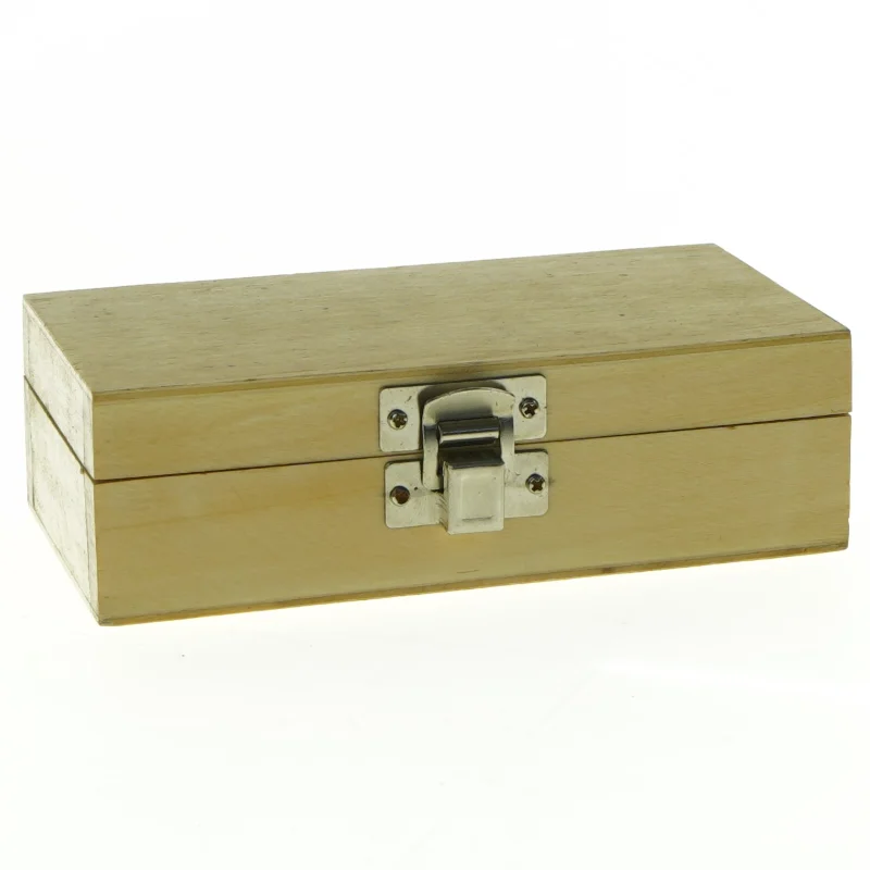 Træ routerbit-sæt i kasse (str. 16,5 x 10 x 5 cm) til overfræser