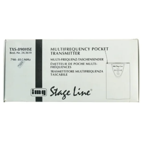 Multifrekvens lommesender fra Stage Line (str. 34 x 13 x 7 cm) ny.