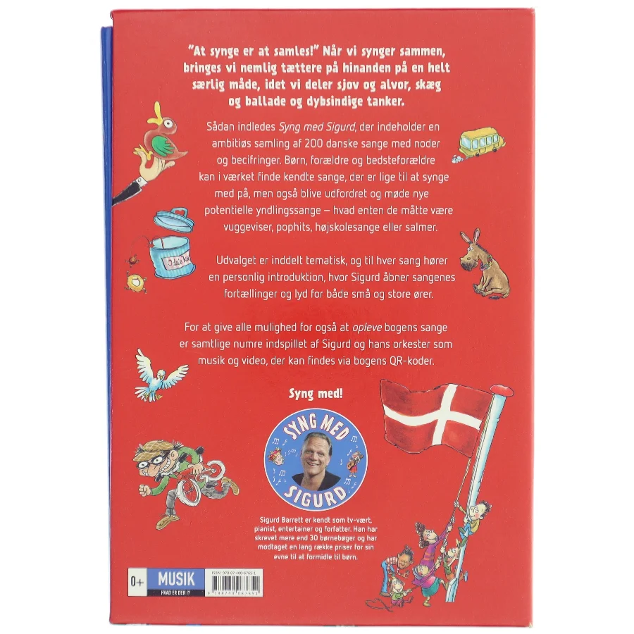 Syng med Sigurd : 200 sange for hele familien. Bind 1 af Sigurd Barrett (Bog)