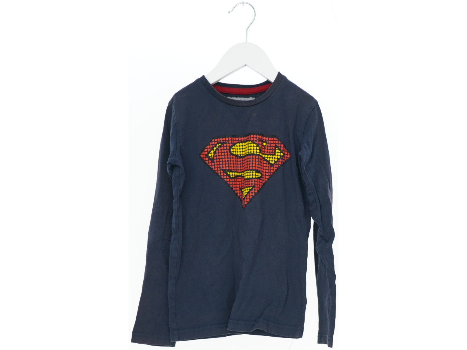 Langærmet T-shirt med Superman motiv fra Stc (str. 134)