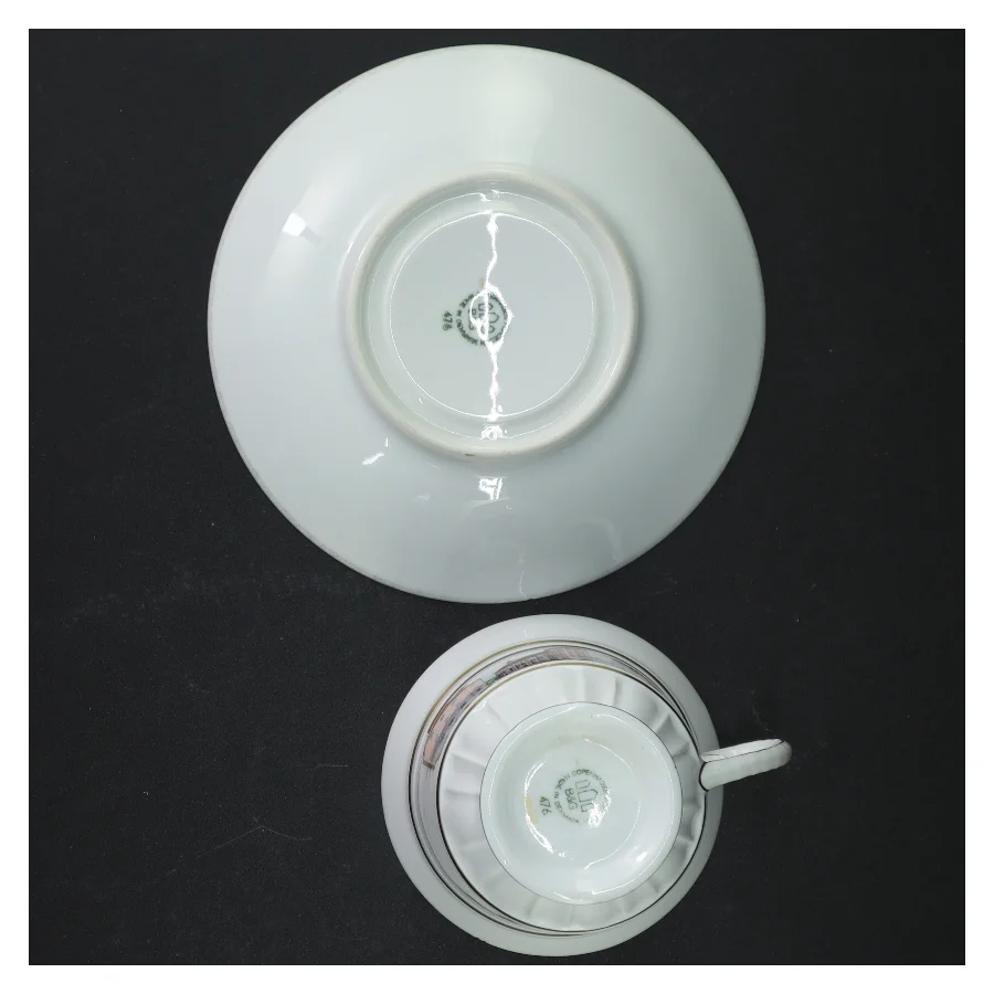 Porcelænskop med underkop fra B&G (str. Ø 16 cm 9 cm)
