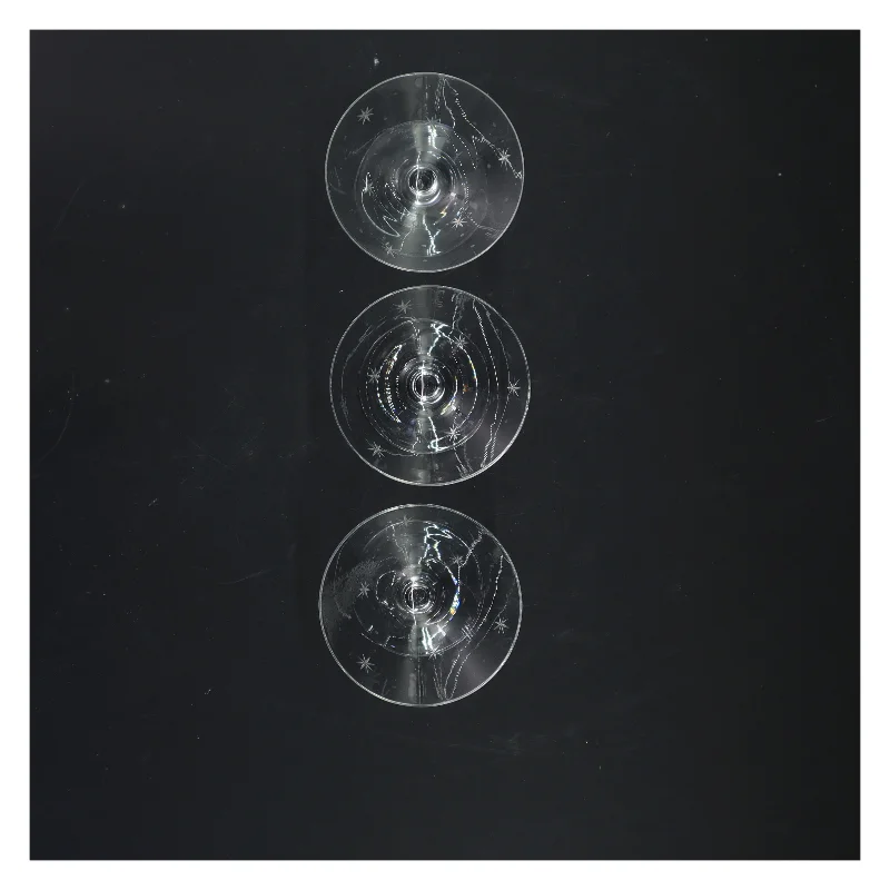 Sæt med 3 cocktailglas (str. 8x8 cm)